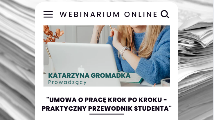 “Umowa o pracę, krok po kroku - praktyczny przewodnik studenta
